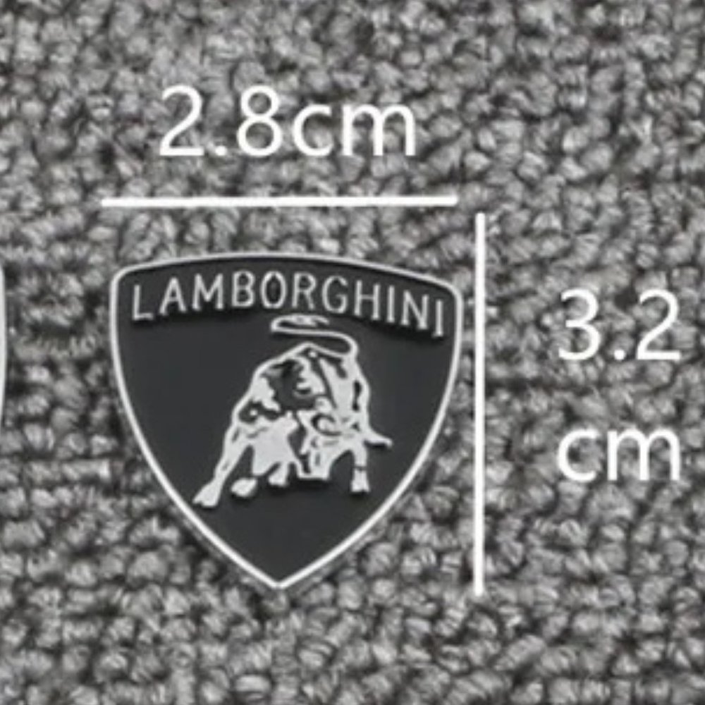1 inch Diameter Lamborghini Aventador / Huracan front hood emblem Brand New